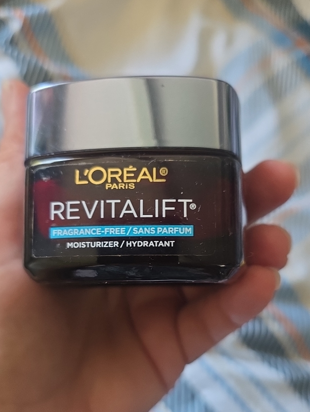 L'Oreal Revitalift Fragrance-Free Moisturizer - Brown Jar with Silver Lid